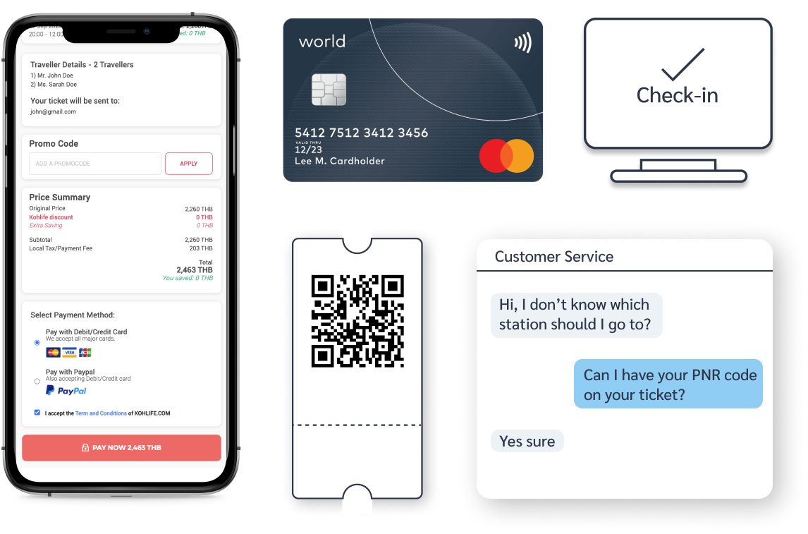Transport booking feature